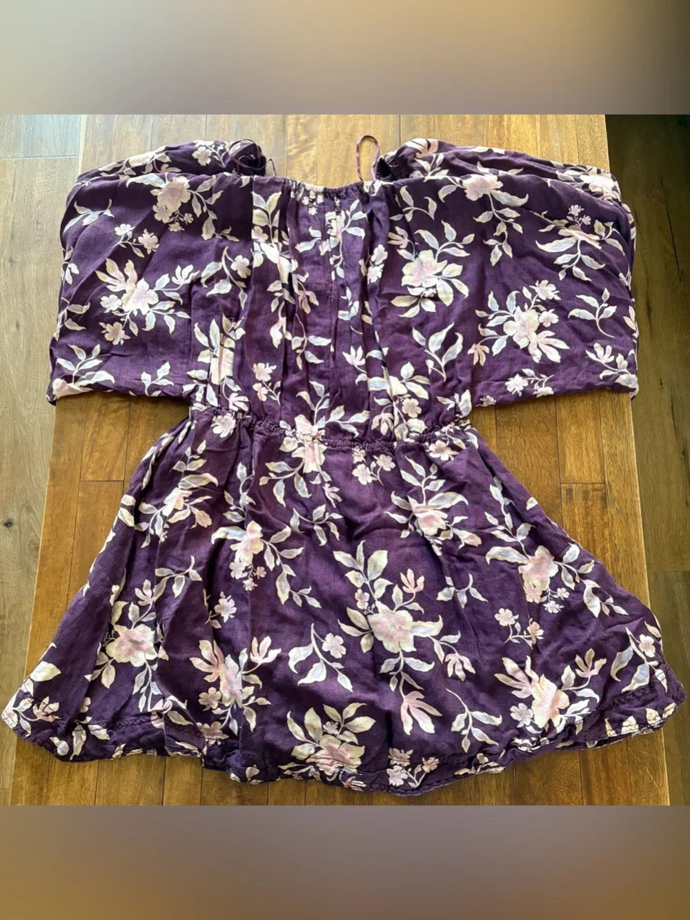Free People Portia Printed Mini Dress size Medium